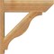 Ekena Millwork Funston Slat Rough Sawn Outlooker, Western Red Cedar, 8"W x 28"D x 28"H OUT08X28X28FST06RWR - alternate 3